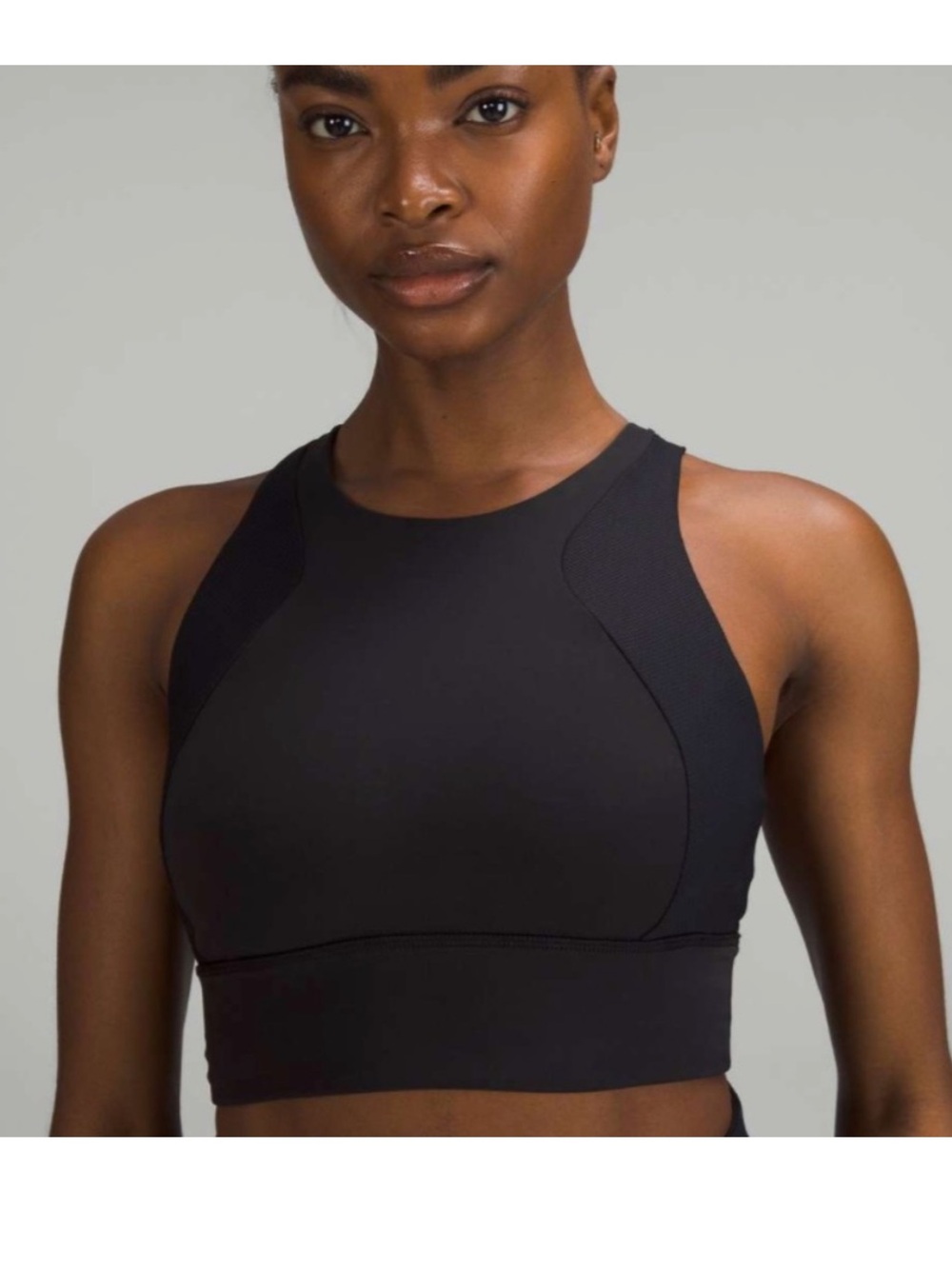 Lululemon Everlux high neck crop/sports bra